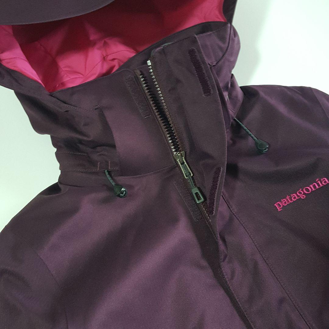 極美品 パタゴニア レディース スノージャケット キルティングジャケット付き