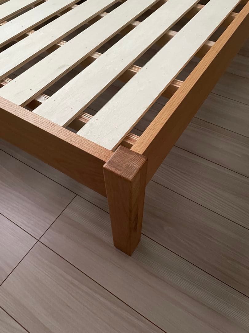 無印良品　シングルベッド（オーク）