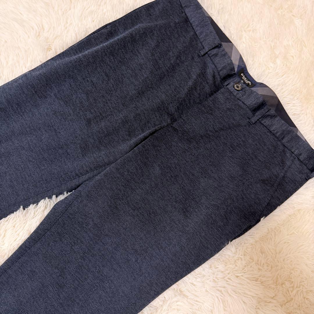 ✨極美品 BLACK LABEL ビジネススーツ 3L ネイビー 大きいサイズ