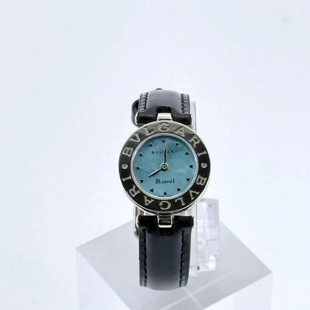 新品ベルト　BVLGARI　腕時計　ビーゼロワン　ブルーシェル　BZ22S