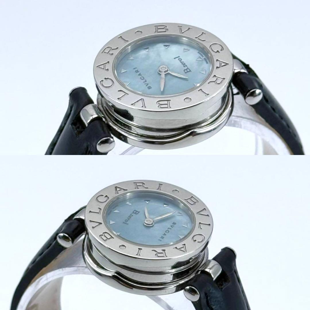 新品ベルト　BVLGARI　腕時計　ビーゼロワン　ブルーシェル　BZ22S