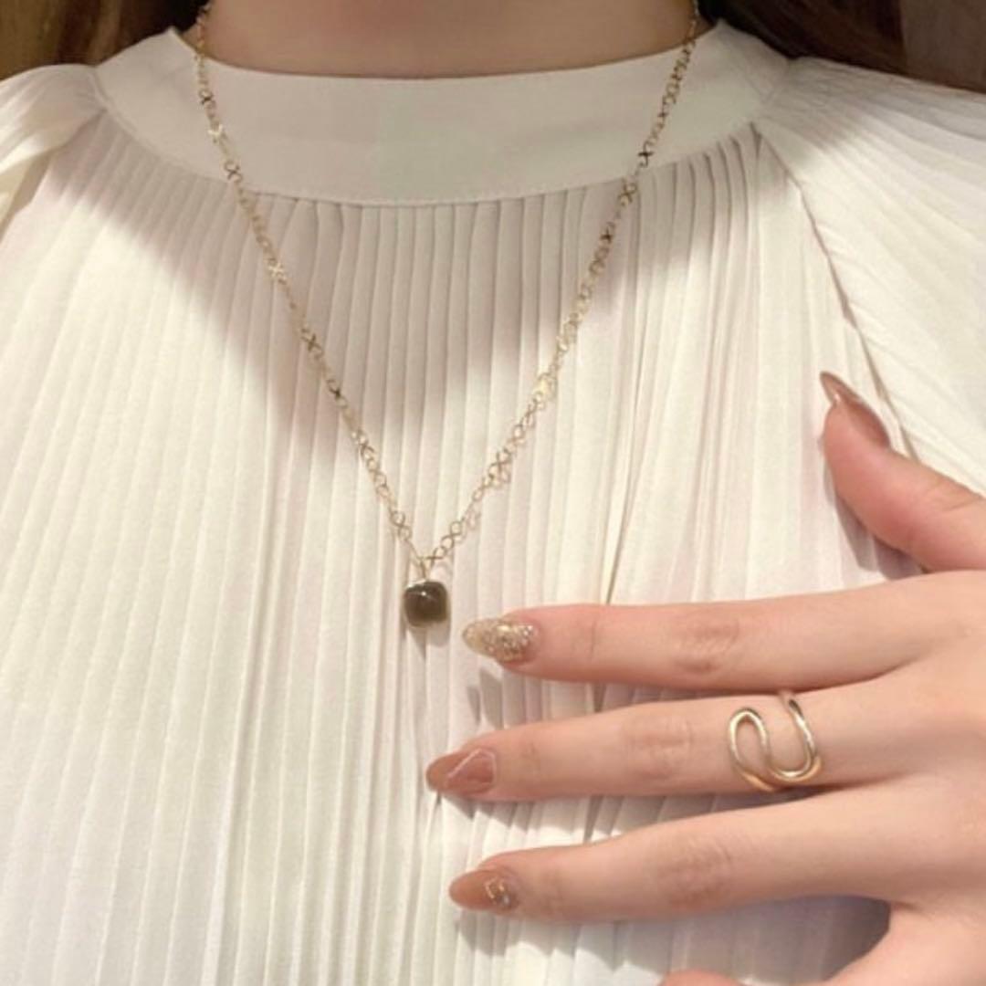 K10YG スモーキークォーツチャーム