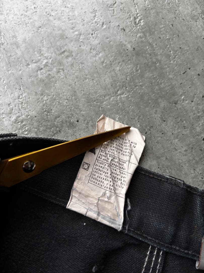 USA製　カーハート　ダブルニーペインターパンツ　B01 BLK ブラック