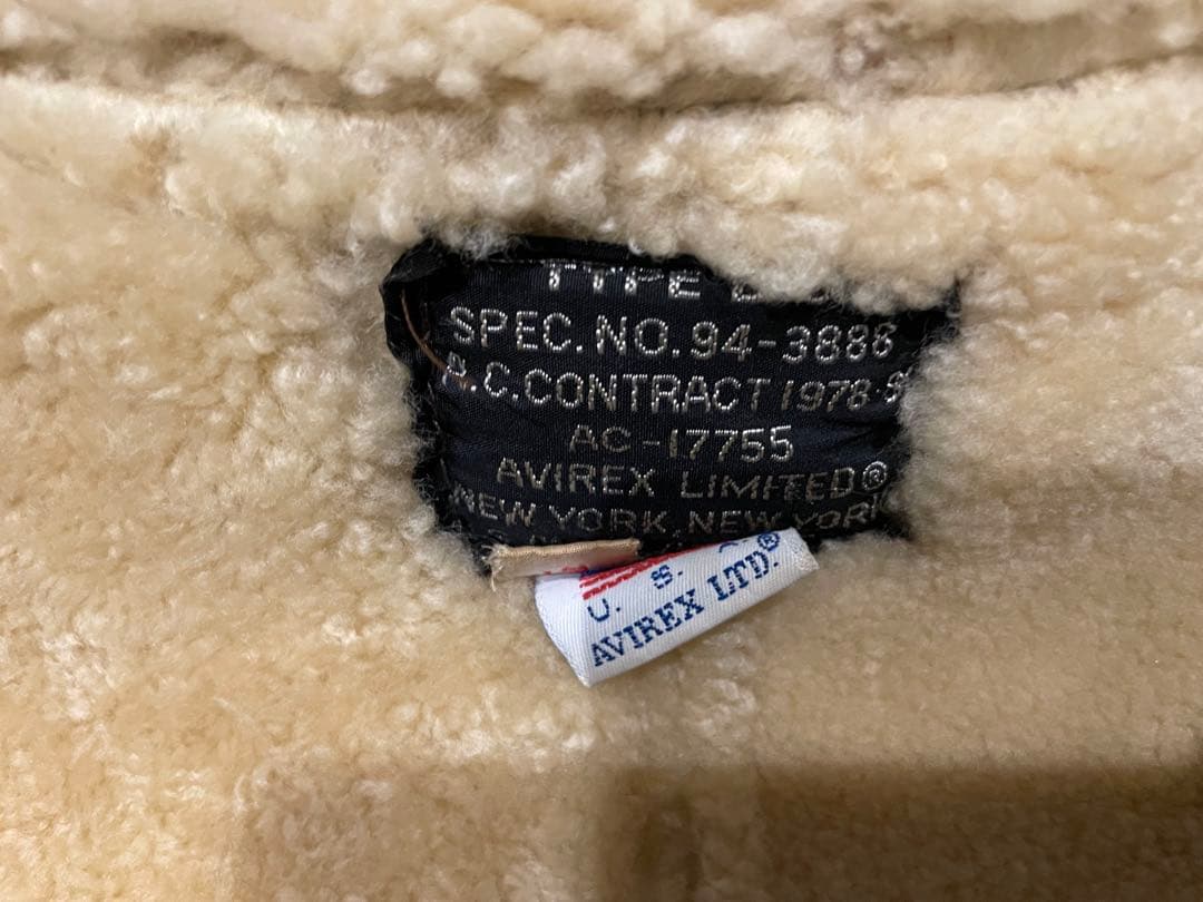 AVIREX フライトジャケット　TYPE B-6