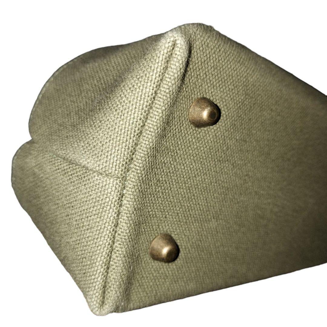 a*n様 希少 アヤノコウジ がま口 帆布 バイカラー トートバックブ ラック✕