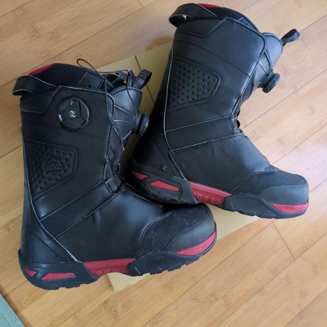 【値下げ】SALOMON　26.5センチ スノーボードブーツ　ダブルボア