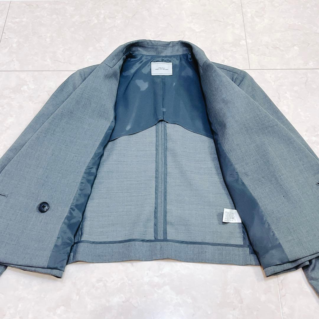 グリーンレーベルリラクシング　ツイル クロップド ジャケット　洗える