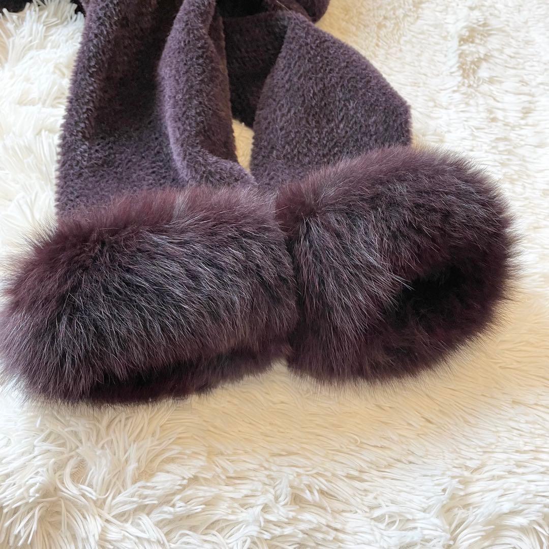 美品✨ベビーラム ウールコート フォックスファー イタリア製生地 日本製