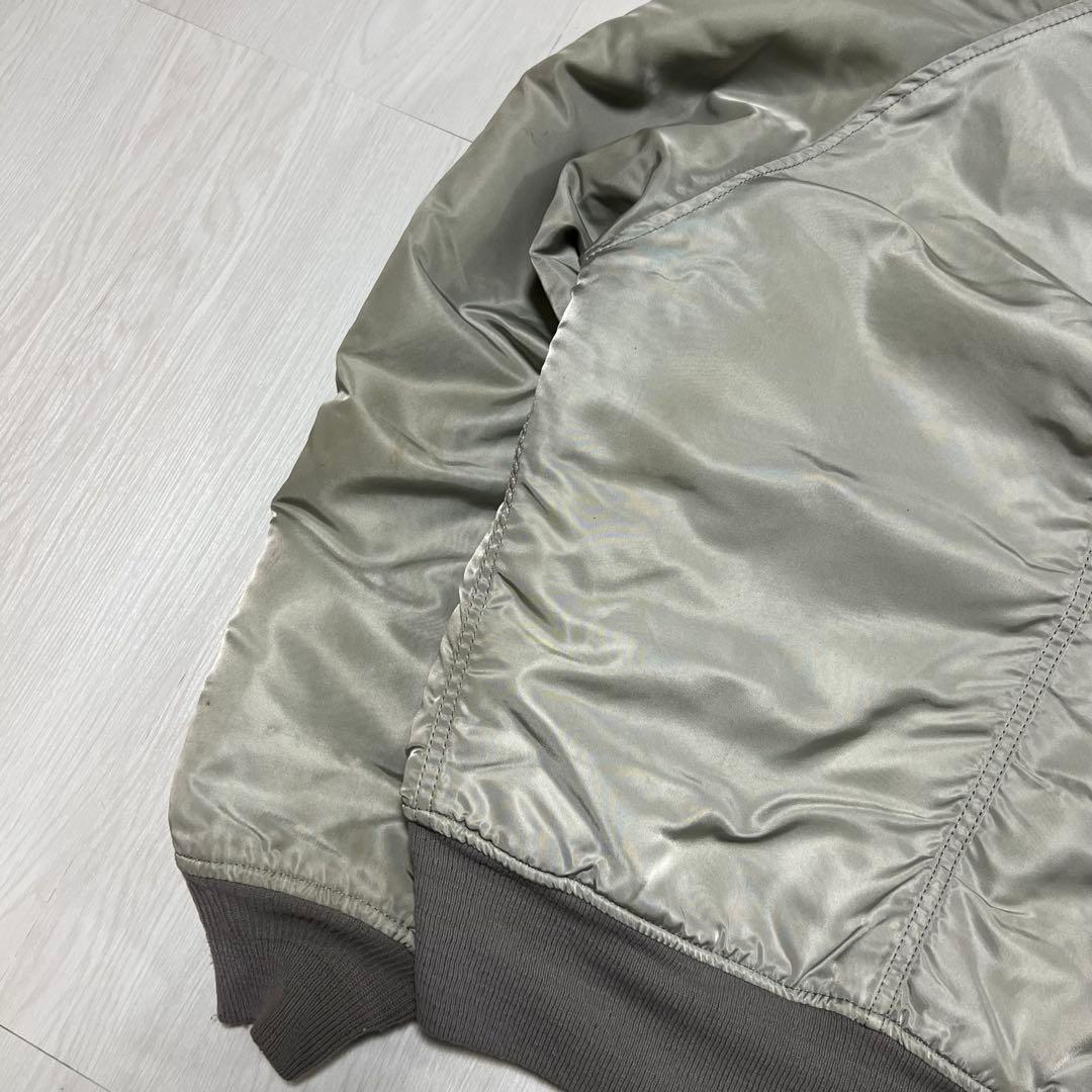 ジャケット・アウター 90s USA ALPHA N2B flight jacket SILVER