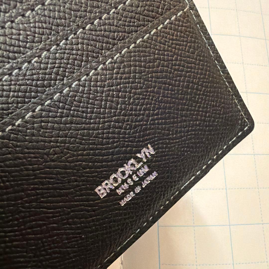satoimo037 ブルックリンミュージアム 二つ折り財布 ブラック