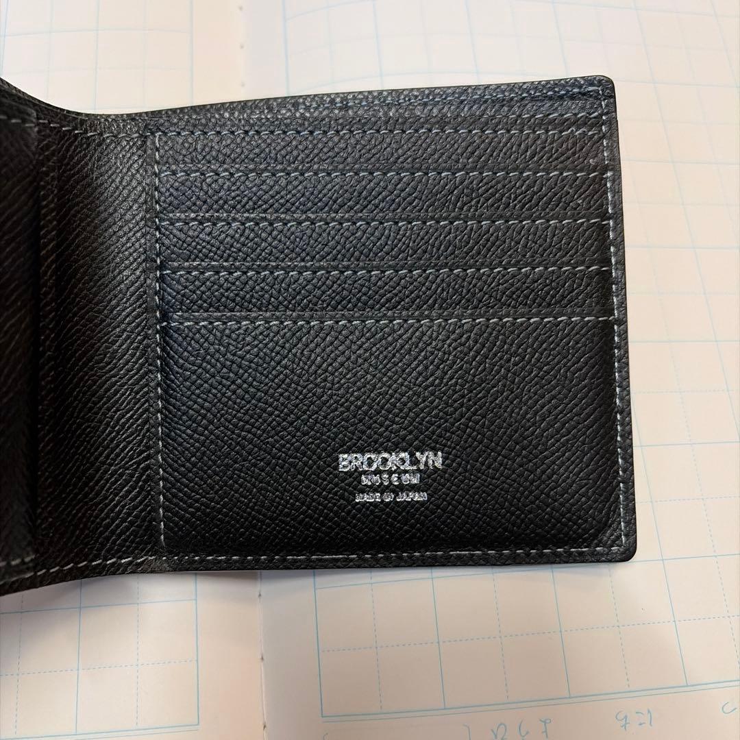 satoimo037 ブルックリンミュージアム 二つ折り財布 ブラック
