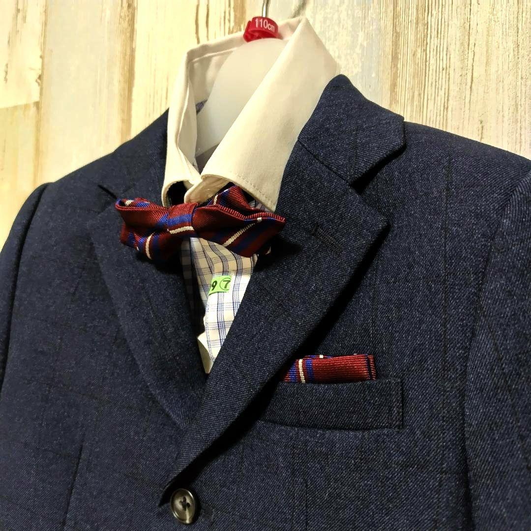 【美品・petit main　フォーマルスーツ】卒園式・入学式　男の子　110