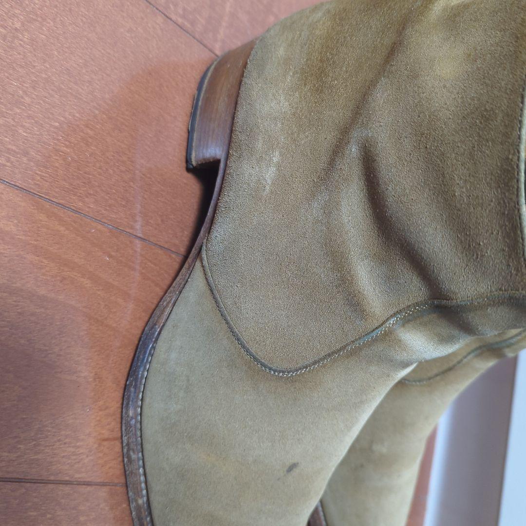 YSL レザーブーツ　ブラウン　茶色　美品　42