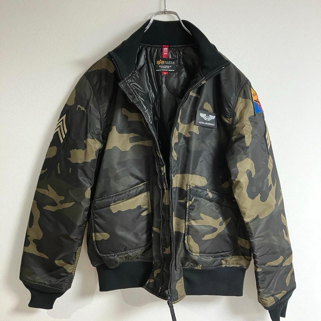 ALPHA INDUSTRIES アルファ フライトダウンジャケット MA-1