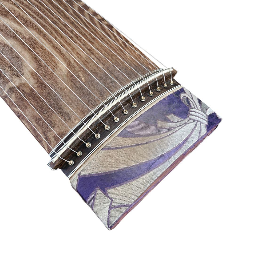 今*つ様 【琴 13弦】綾杉彫 くり甲 蒔絵 秀一刀 彫金 演奏会用