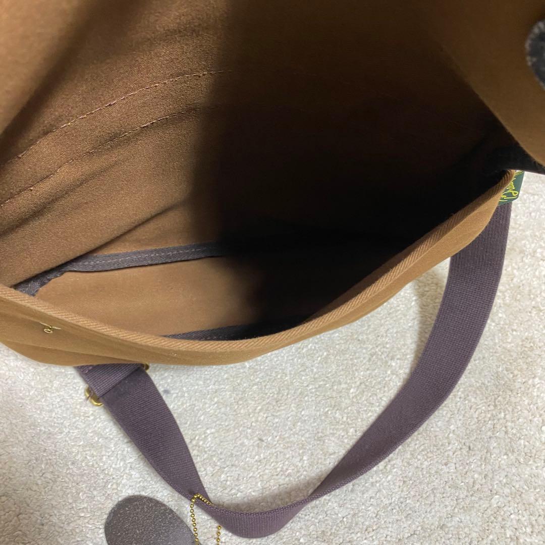 Brady ブレディ 英国製 AVON ショルダーバッグ コットン 牛革