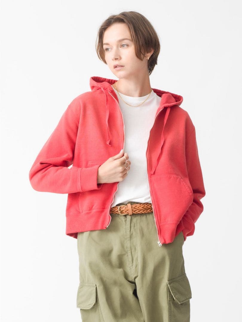 【LOOK掲載】hidden gems フルジップスウェットフーディーパーカー