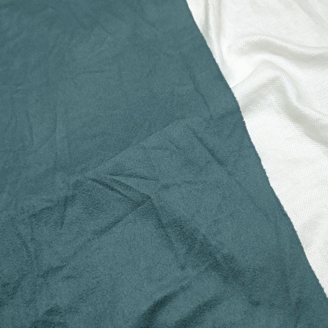 JOHNSTONSジョンストンズ100%カシミヤ大判プレーンストールマフラー緑