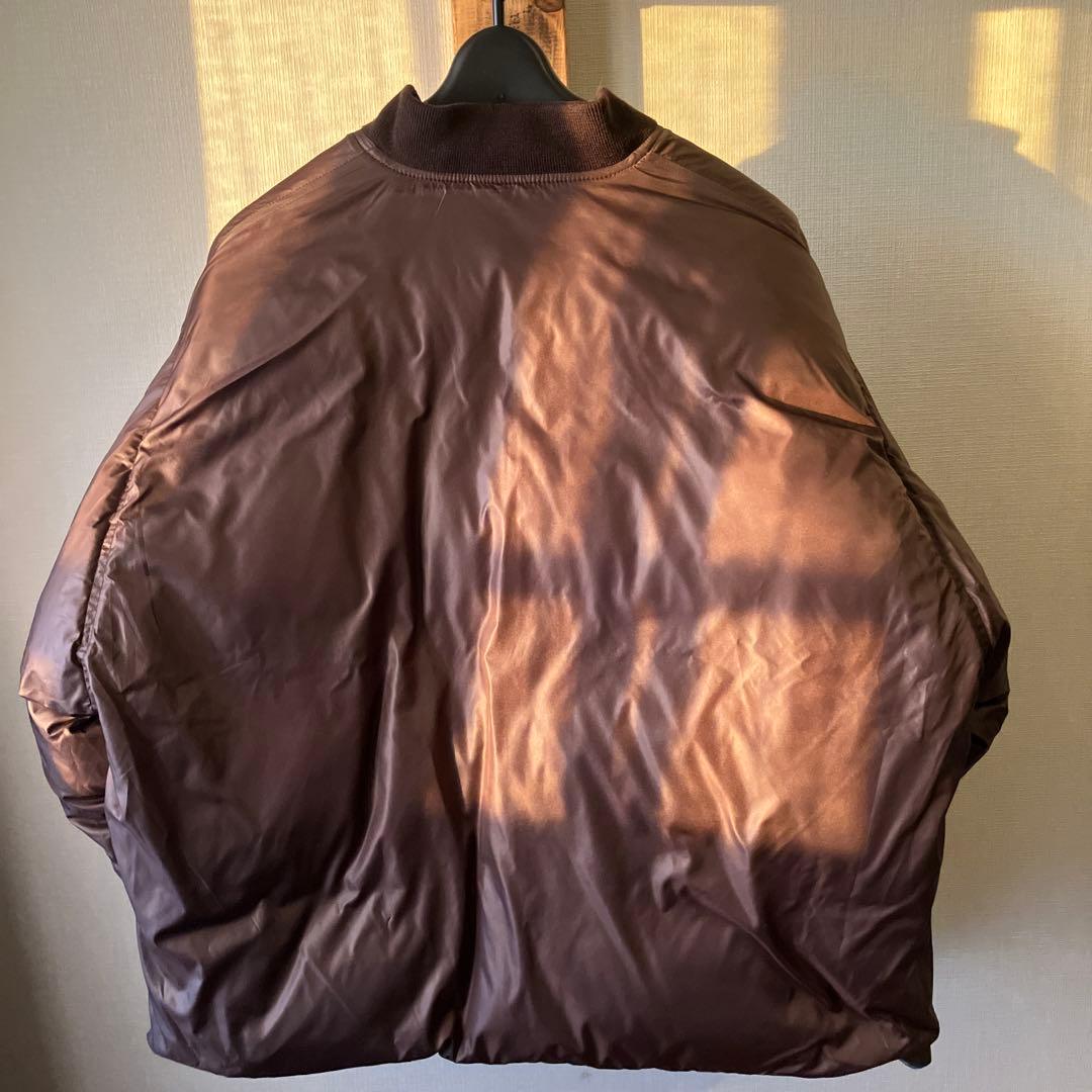 未使用級　BEAMS ビームス リバーシブル MA-1 ダウンジャケット S