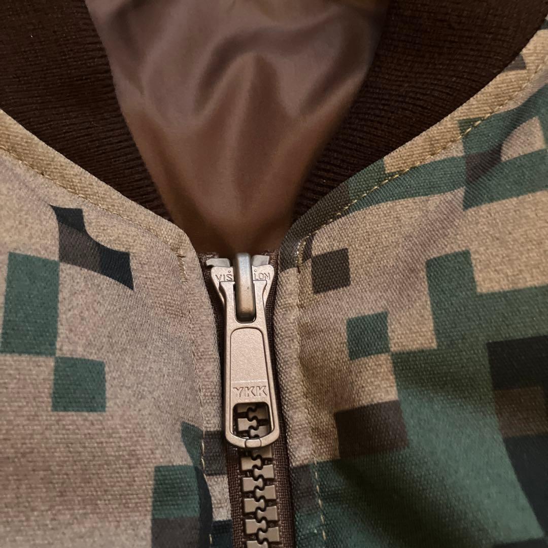 未使用級　BEAMS ビームス リバーシブル MA-1 ダウンジャケット S