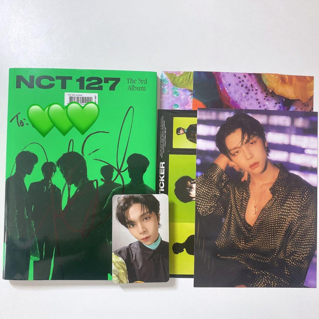 NCT 127 sticker サイン入りアルバム　Johnny ジャニー