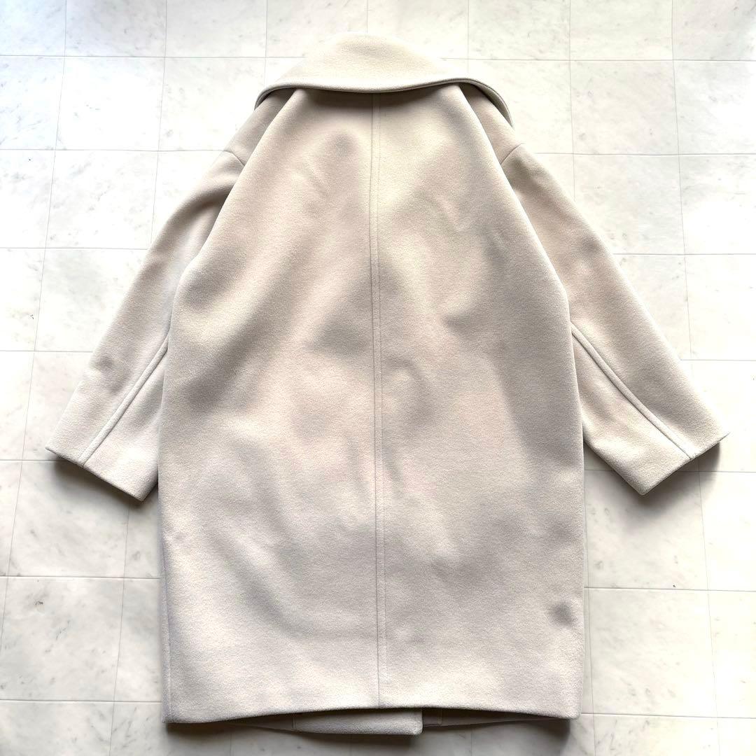 イエナ IENA ダブルモッサコート アウター アイボリー 36サイズ 防寒