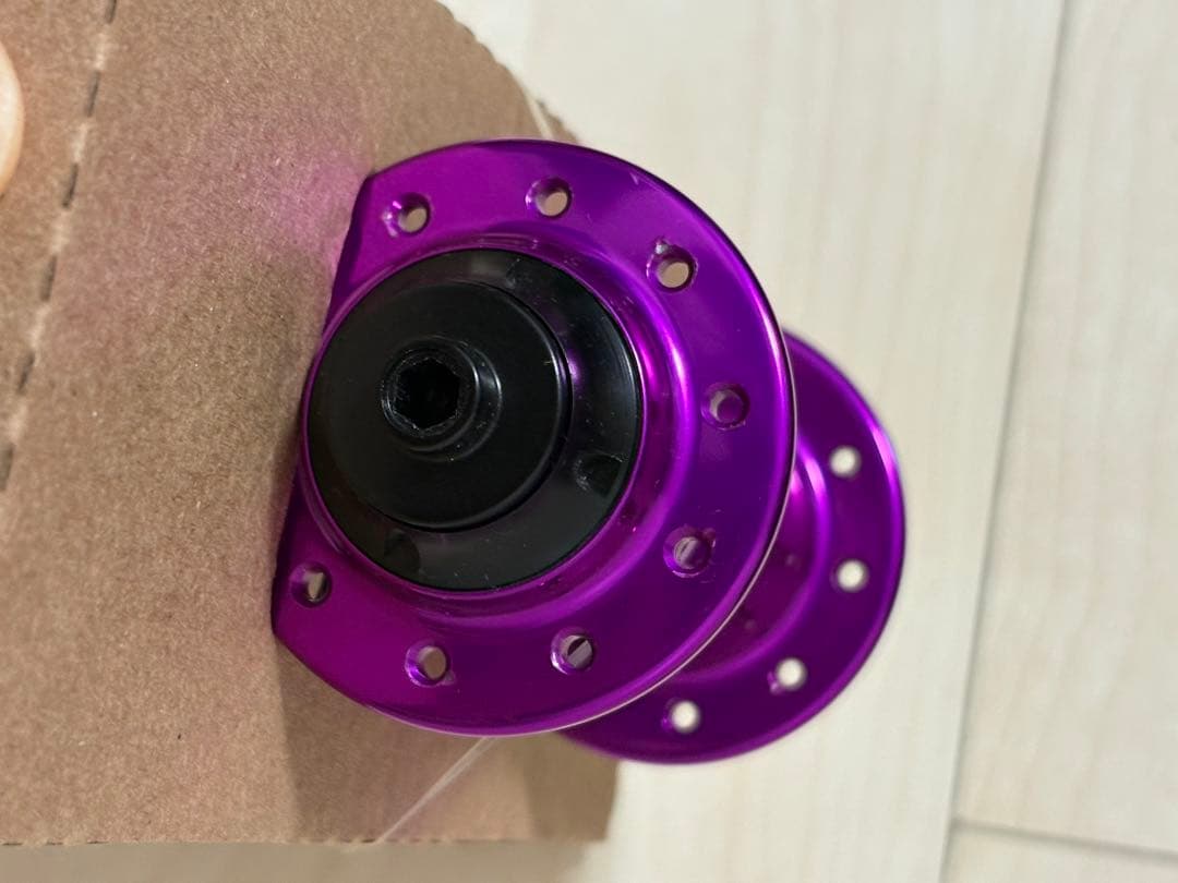 【美品】Chris king クリスキング 前後ハブ violet