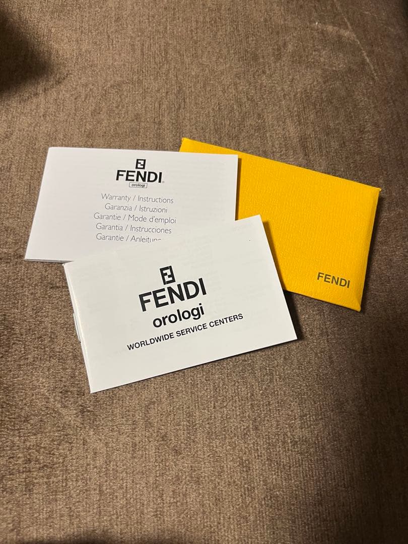 稼働中！FENDI アナログ腕時計 ブラック