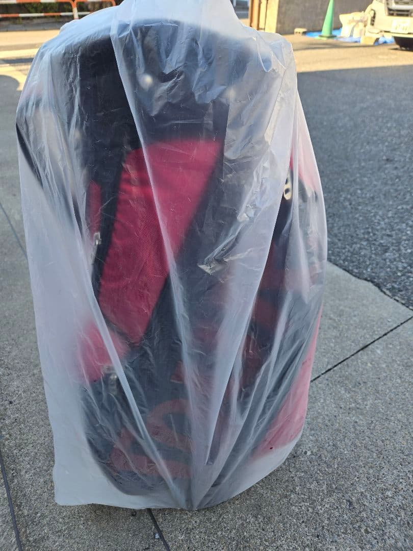 【新品】TOURSTAGE ゴルフバッグ 赤 黒 未使用