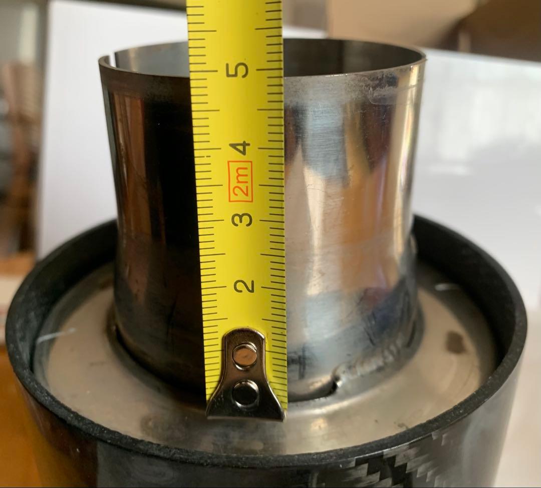 カーボンファイバー マフラーエンド ブラック・ブルー