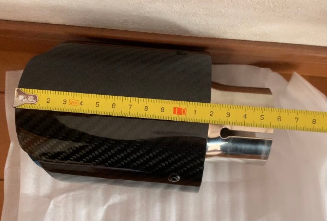 カーボンファイバー マフラーエンド ブラック・ブルー