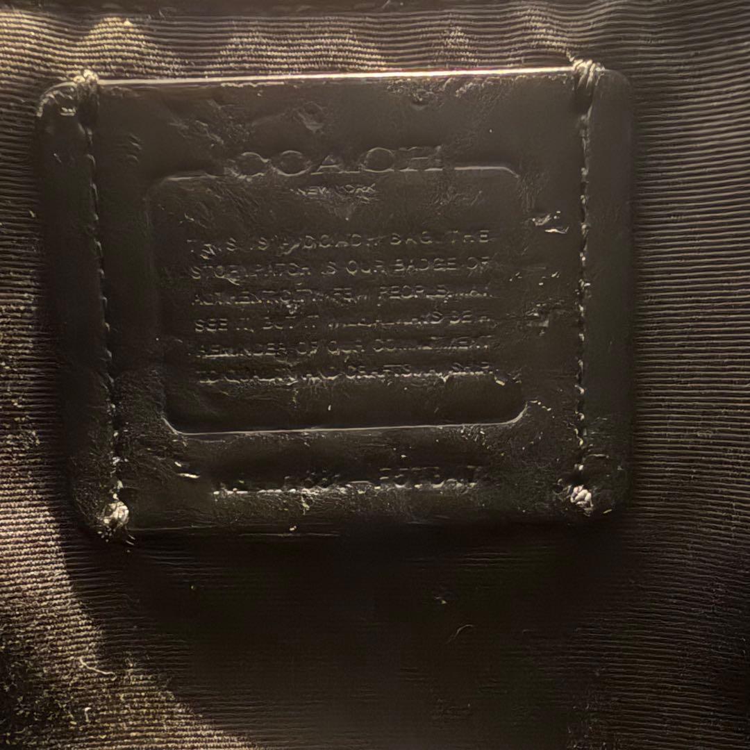 COACH ブラック ショルダーバッグ ハンドバッグ 2way レザー