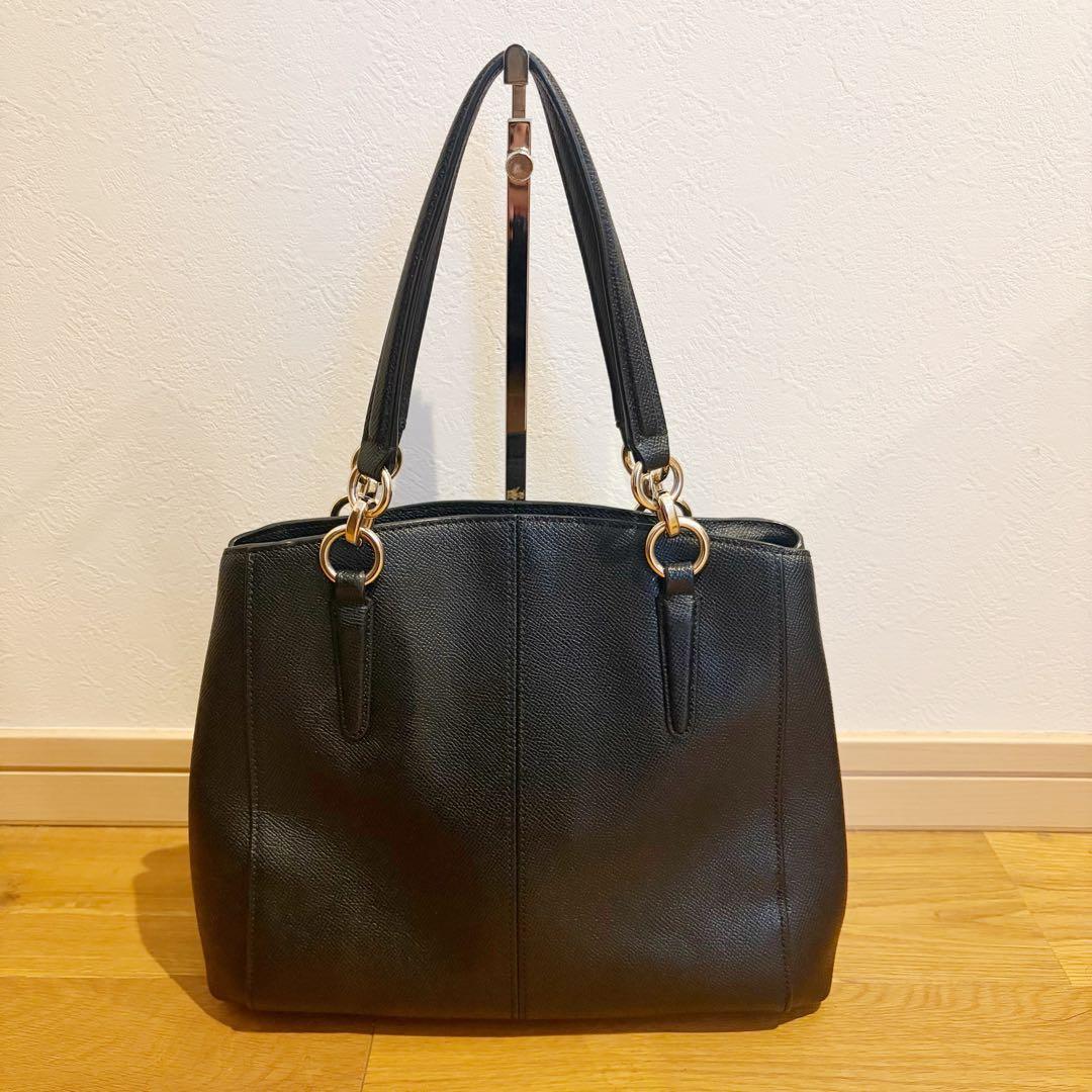 COACH ブラック ショルダーバッグ ハンドバッグ 2way レザー