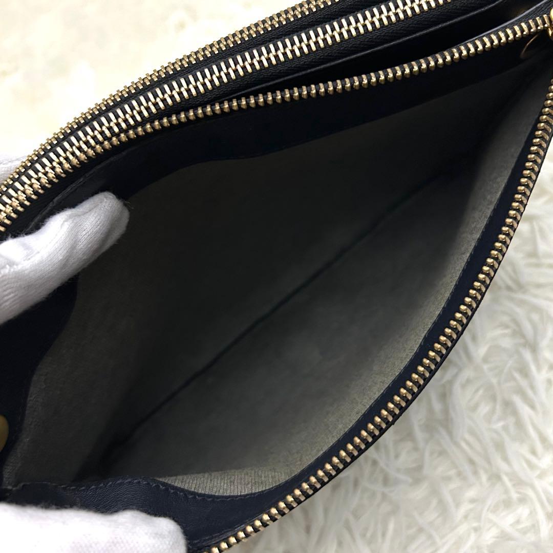 CELINE セリーヌ トリオ ショルダーバッグ ブラック フィービー スモール