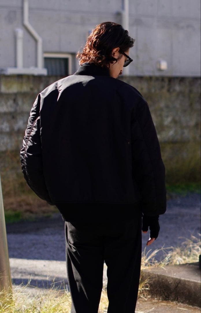 marka マーカ　MA-1 - nylon twill【即完売ブラック】