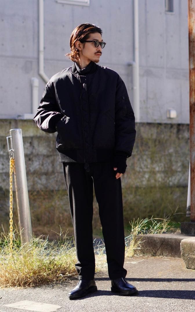 marka マーカ　MA-1 - nylon twill【即完売ブラック】