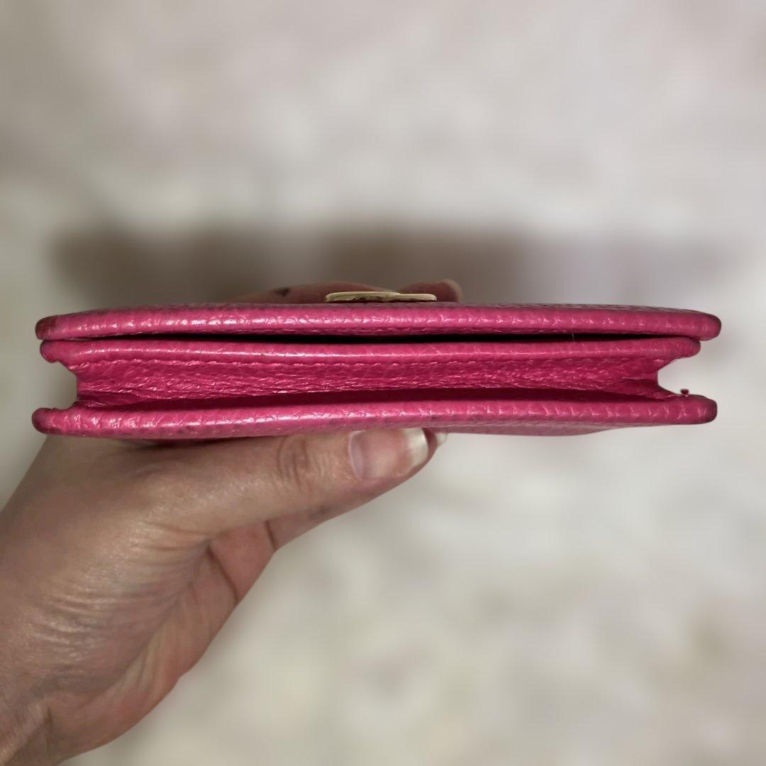 極美品✨ GUCCI 三つ折財布 コンパクトウォレット GGマーモント レザー