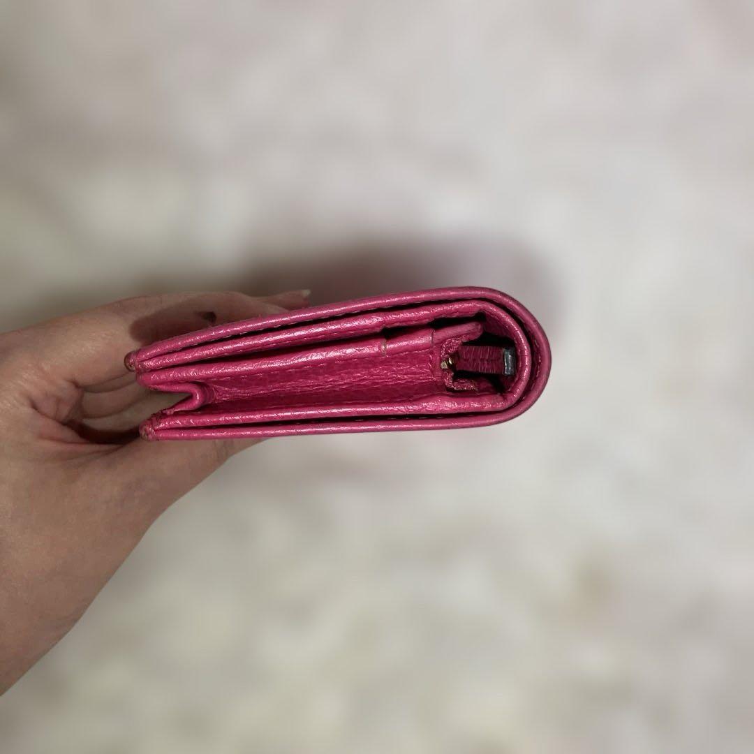 極美品✨ GUCCI 三つ折財布 コンパクトウォレット GGマーモント レザー