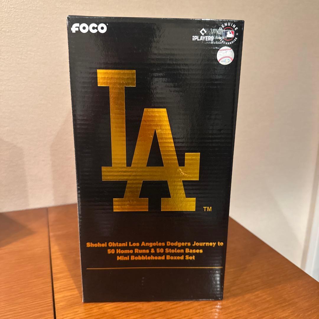 限定 大谷翔平 50-50 記念ミニボブルヘッドセット