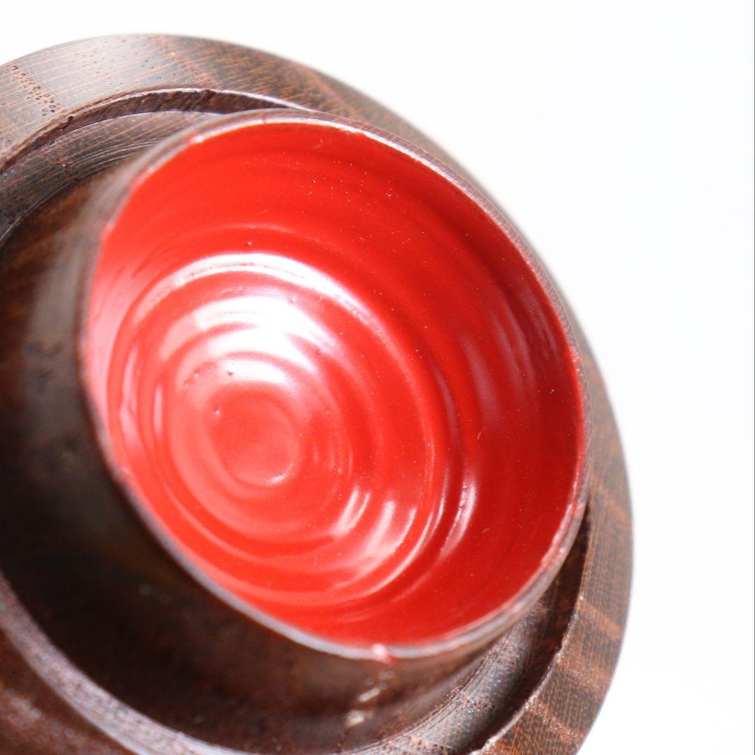 和田瑾斎作 宝塔香合 高橋介州識 茶道具 共箱　V830　N1