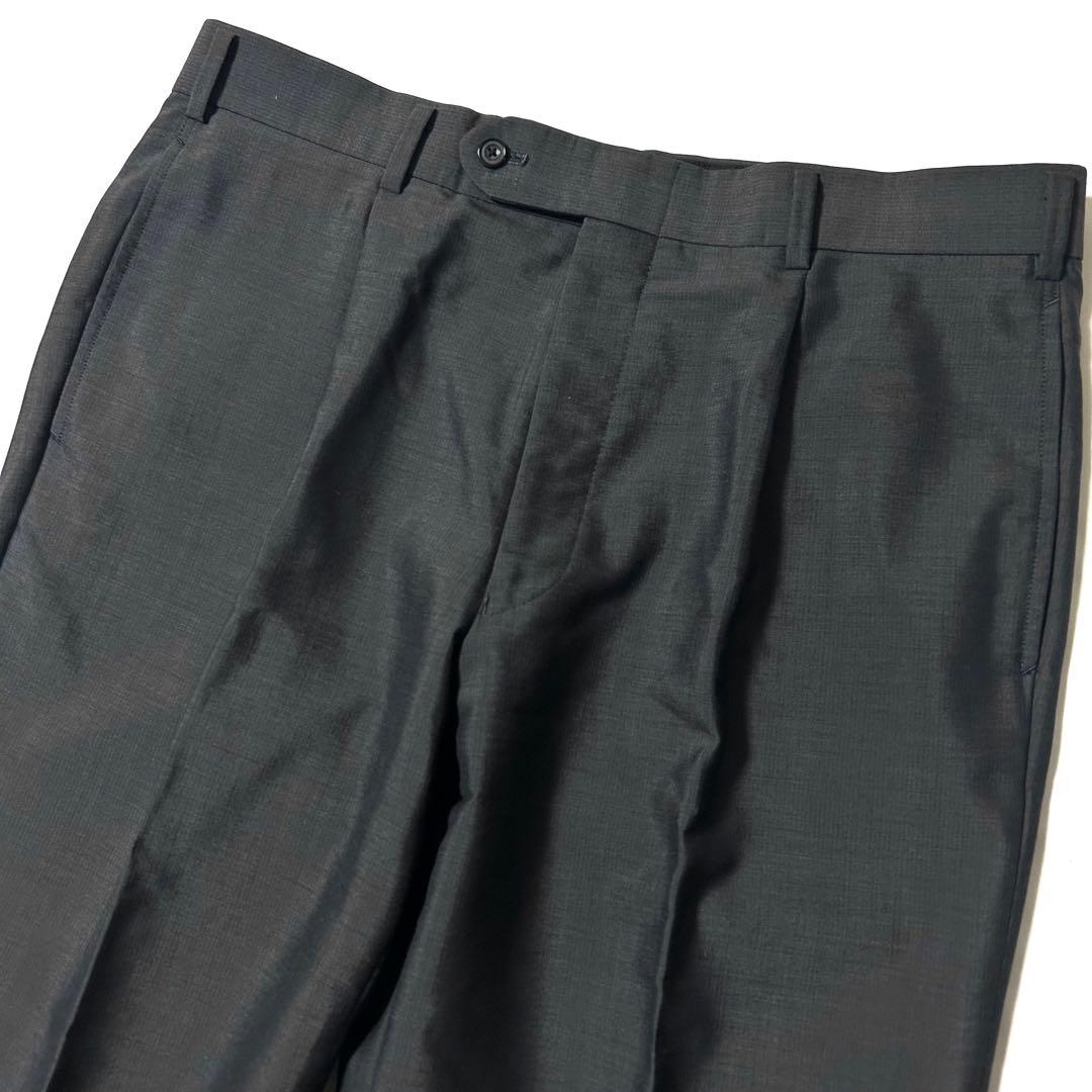 【美品】バーバリーロンドン　スーツ　ジャケット　パンツ　モヘヤ×シルク混　AB7