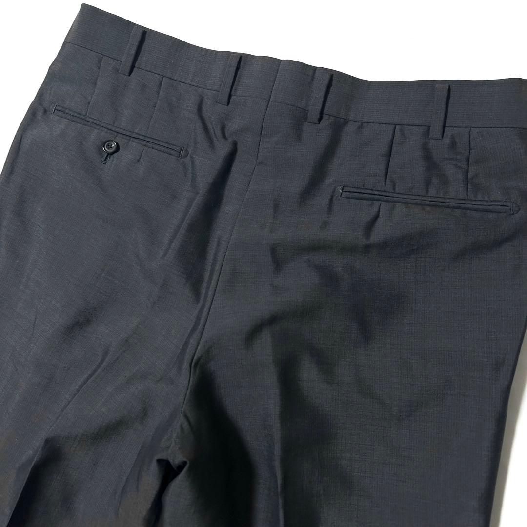 【美品】バーバリーロンドン　スーツ　ジャケット　パンツ　モヘヤ×シルク混　AB7