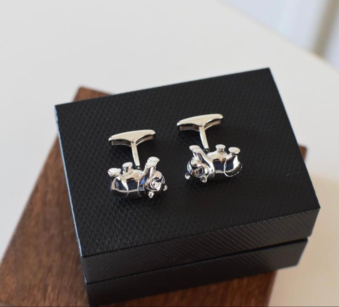 【新品未使用】希少 dunhill ダンヒル 箱付き カブリンクス パンダ