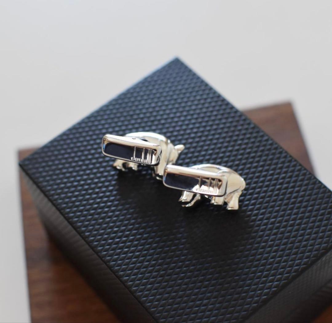 【新品未使用】希少 dunhill ダンヒル 箱付き カブリンクス パンダ