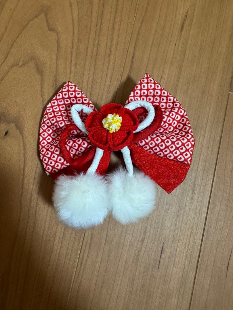 七五三　3才　総絞り　セット　赤