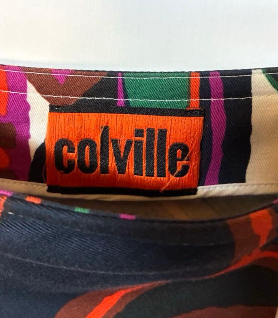 colville 幾何学模様 フレアスカート 40