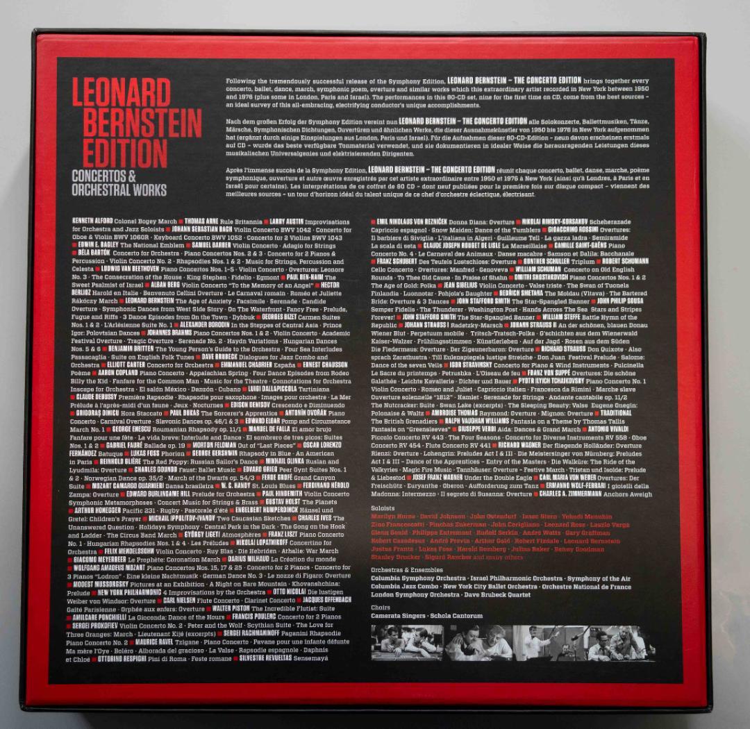 レナード・バーンスタイン Concertos and Orchestral