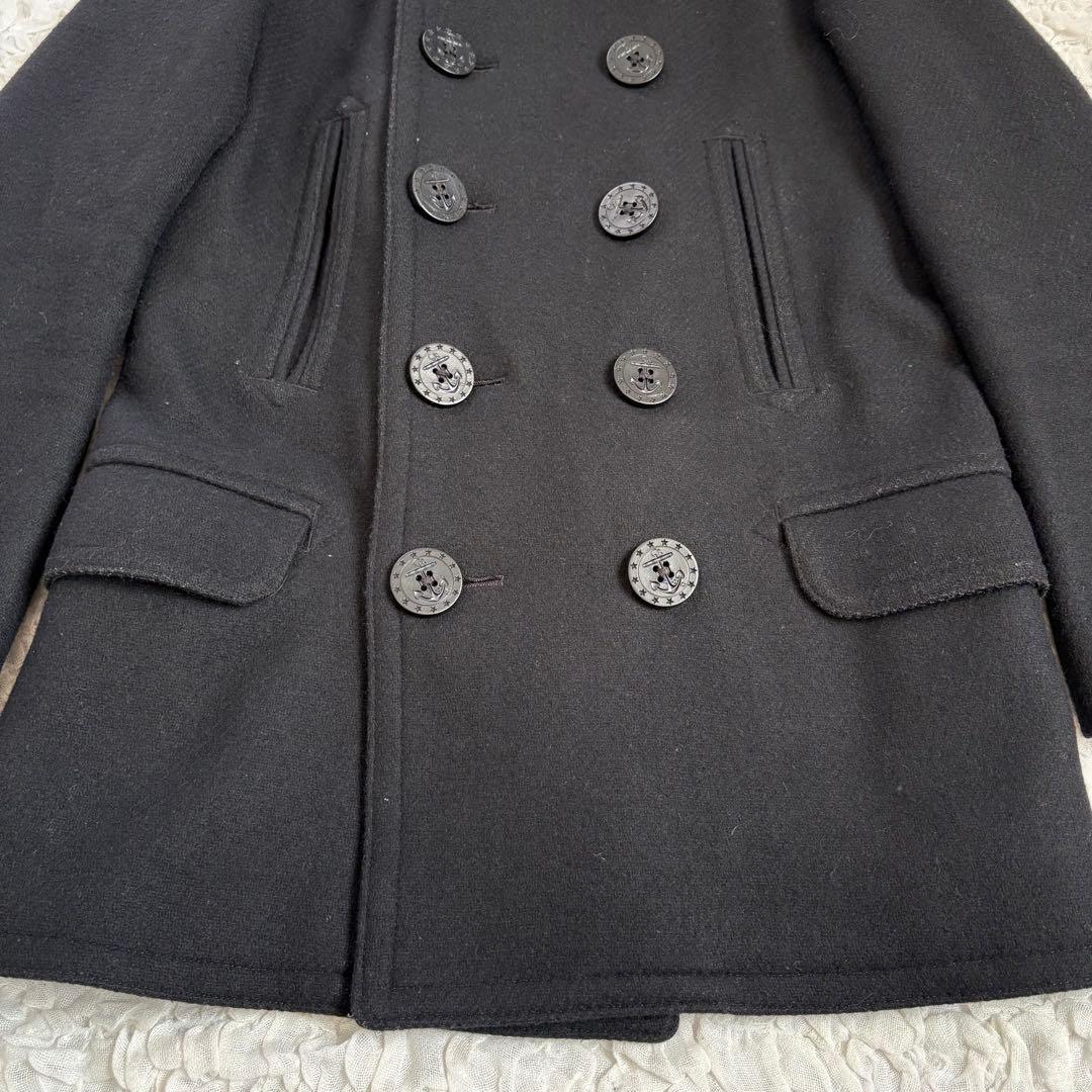 美品 フェローズ USNAVY仕様10ボタン pコート