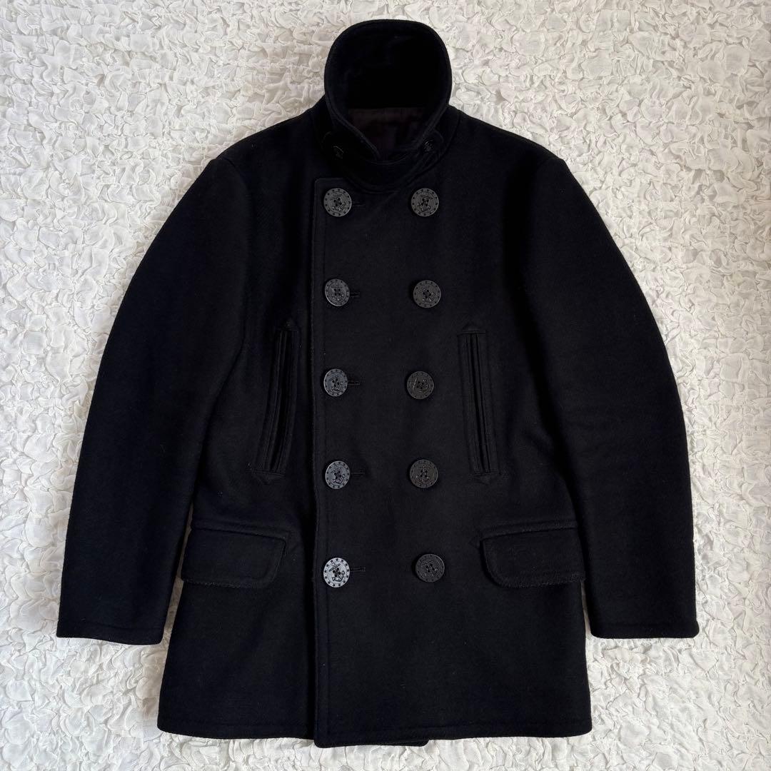 美品 フェローズ USNAVY仕様10ボタン pコート