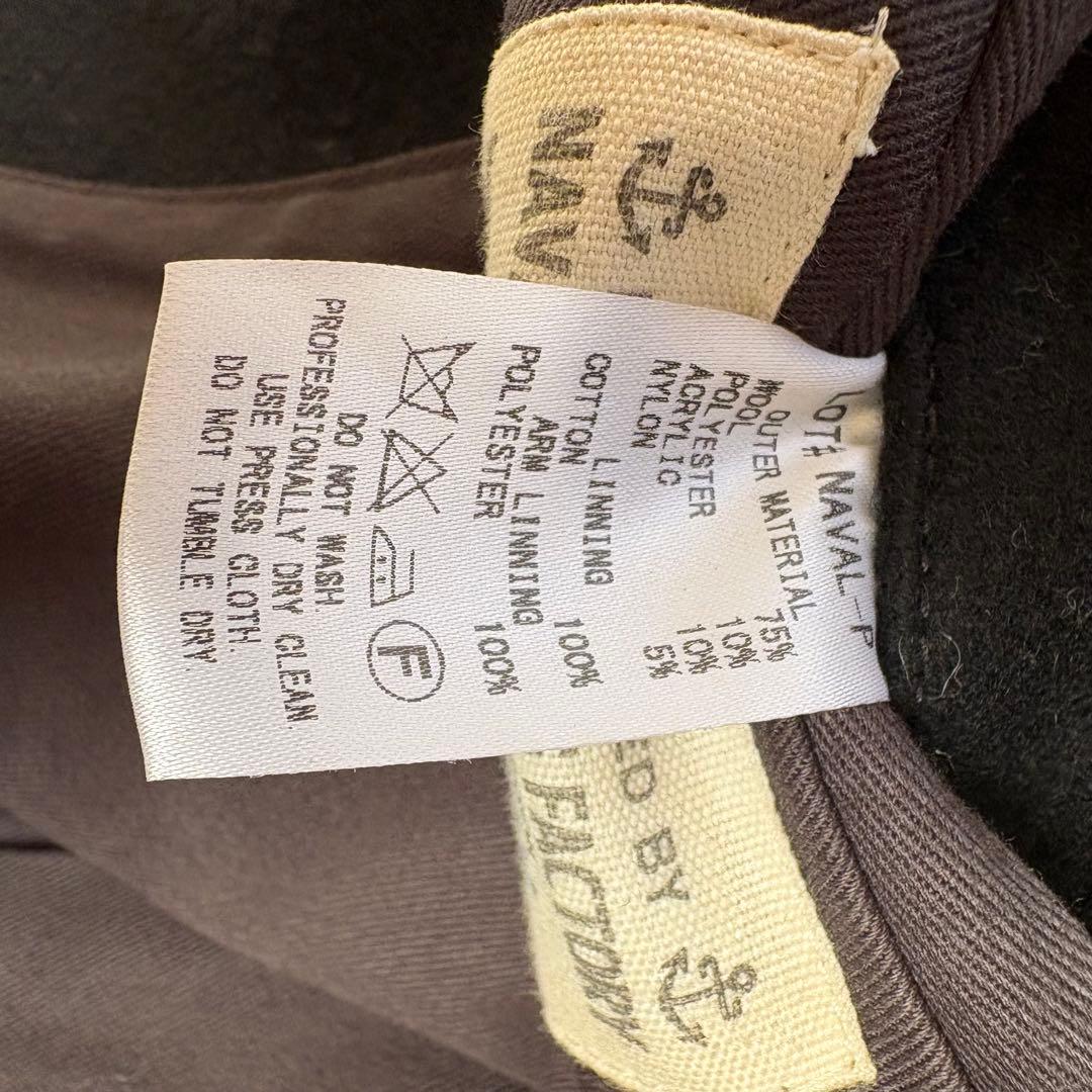 美品 フェローズ USNAVY仕様10ボタン pコート